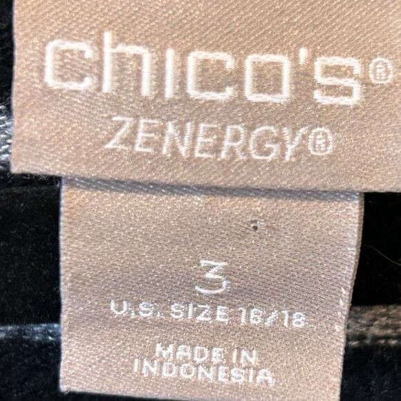 Chico's Zenergy Striped Tank Top - Chico's Size 3/XL - Picture 4 of 5